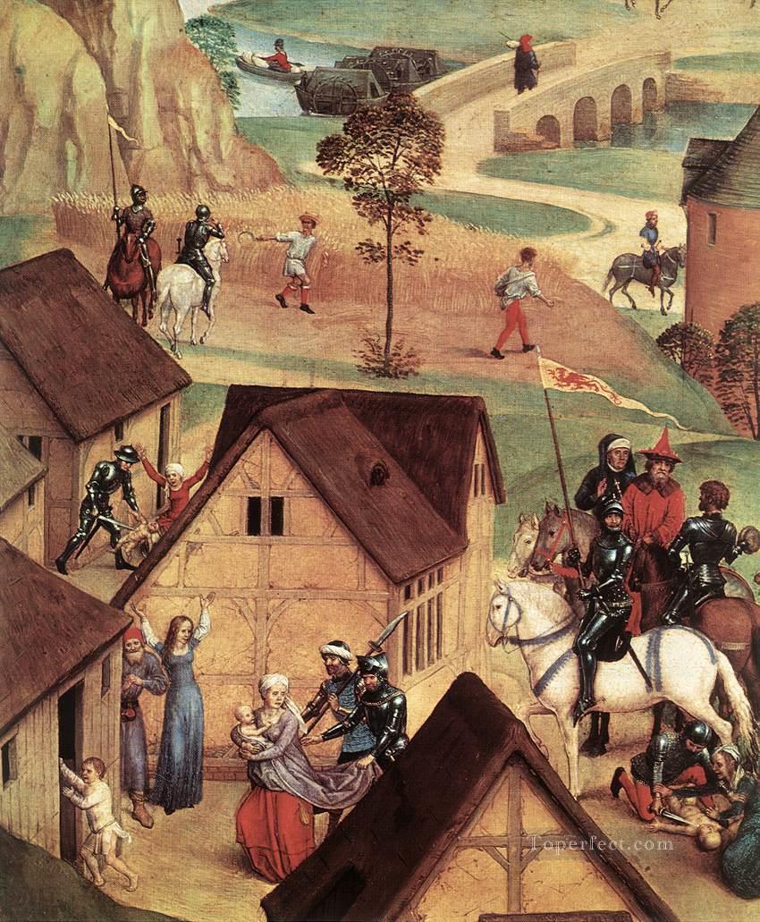 Avènement et triomphe du Christ 1480detail1 religieux Hans Memling Peintures à l'huile
